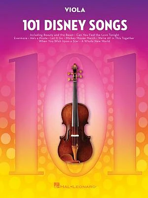 101 Disney Songs: For Viola (Paperback)