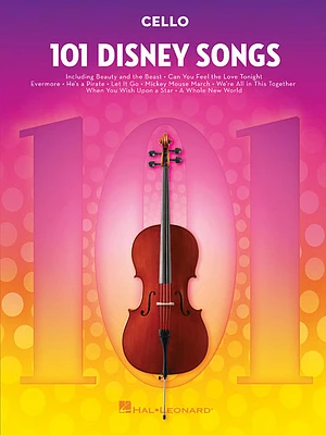 101 Disney Songs for Cello (Paperback)