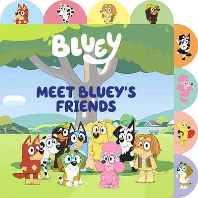 Meet Bluey's Friends: A Tabbed Board Book (Board book)