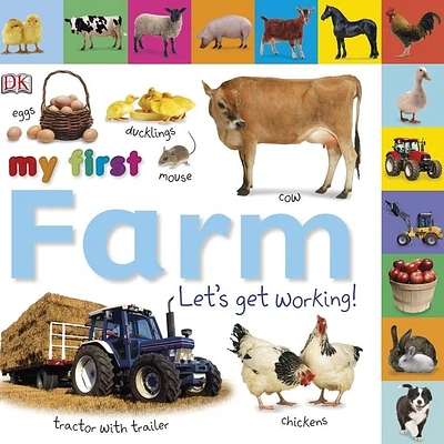 Tabbed Board Books: My First Farm: Let's Get Working! (My First Tabbed Board Book) (Board book)