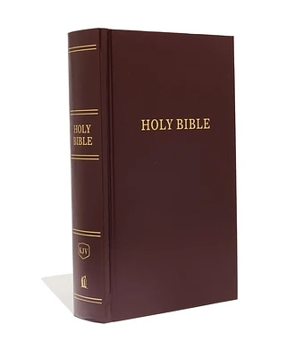 KJV, Pew Bible, Large Print, Hardcover, Burgundy, Red Letter Edition (Large Print / Hardcover)