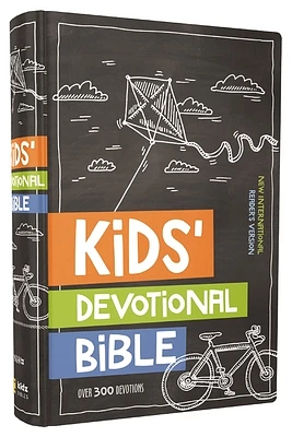 Nirv, Kids' Devotional Bible, Hardcover: Over 300 Devotions (Hardcover)