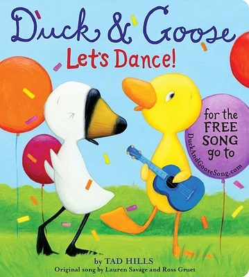 Duck & Goose, Let's Dance! (with an original song) (Board book)