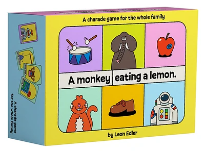 A Monkey Eating a Lemon: A charade game for the whole family (Novelty book)