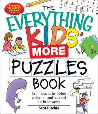 The Everything Kids' More Puzzles Book: From mazes to hidden pictures - and hours of fun in between (Everything® Kids Series) (Paperback)