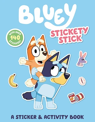 Bluey: Stickety Stick: A Sticker & Activity Book: with over 140 stickers (Paperback)