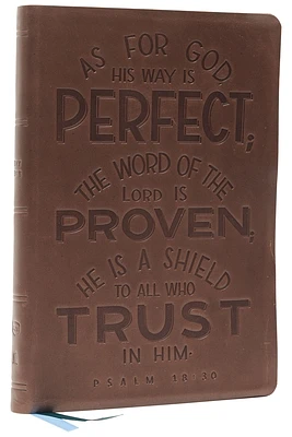 Nkjv, Thinline Bible, Verse Art Cover Collection, Genuine Leather, Brown, Red Letter, Comfort Print: Holy Bible, New King James Version (Leather)