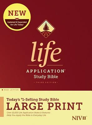 NIV Life Application Study Bible, Third Edition, Large Print (Red Letter, Hardcover) (Large Print / Hardcover)