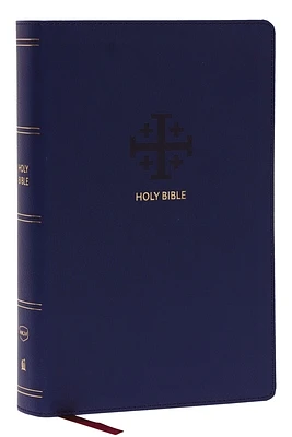 Nkjv, End-Of-Verse Reference Bible, Personal Size Large Print, Leathersoft, Blue, Red Letter, Comfort Print: Holy Bible, New King James Version (Imitation Leather)