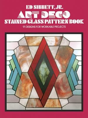 Art Deco Stained Glass Pattern Book (Paperback)