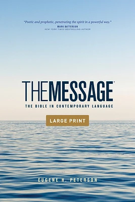 The Message Outreach Edition, Large Print (Softcover): The Bible in Contemporary Language (Large Print / Paperback)