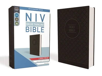 NIV, Value Thinline Bible, Large Print, Imitation Leather