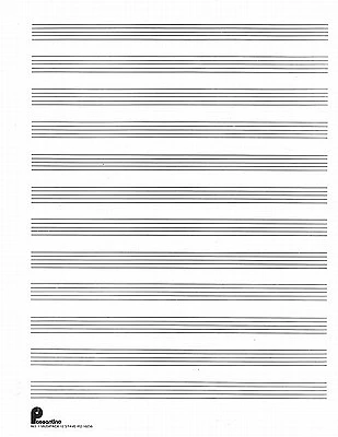 Musipack 3 Ring Filler No. 1: 12-Stave: Passantino Manuscript Paper (Passantino Manuscript Papers) (Paperback)