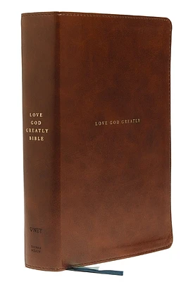 Net, Love God Greatly Bible, Leathersoft, Brown, Comfort Print: Holy Bible (Imitation Leather)