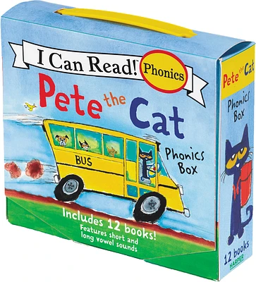 Pete the Cat 12-Book Phonics Fun!: Includes 12 Mini-Books Featuring Short and Long Vowel Sounds (My First I Can Read) (Paperback)