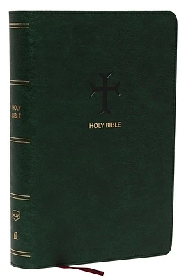 Nkjv, End-Of-Verse Reference Bible, Personal Size Large Print, Leathersoft, Green, Red Letter, Comfort Print: Holy Bible, New King James Version (Imitation Leather)