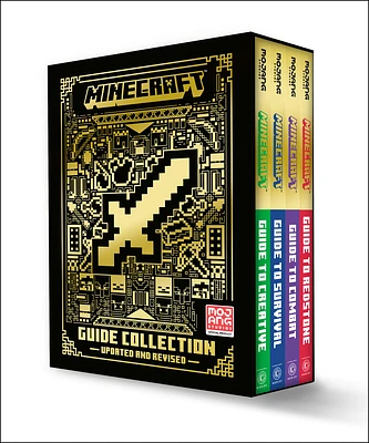 Minecraft: Guide Collection 4-Book Boxed Set (Updated): Survival (Updated), Creative (Updated), Redstone (Updated), Combat (Boxed Set)