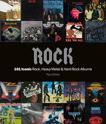 Rock: 101 Iconic Rock, Heavy Metal & Hard Rock Albums (Paperback)