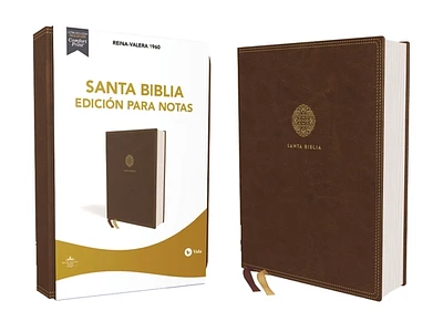 Rvr60, Santa Biblia, Edición Para Notas, Leathersoft, Café, Palabras de Jesús En Rojo, Comfort Print (Large Print / Leather)