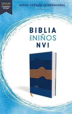 Nvi, Biblia Para Niños, Revisión 2022, Leathersoft, Azul, Comfort Print (Leather)