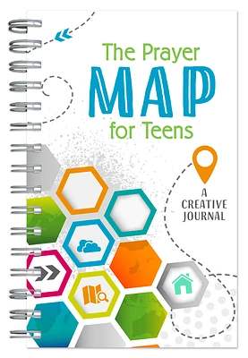 The Prayer Map  for Teens: A Creative Journal (Faith Maps) (Spiral bound)