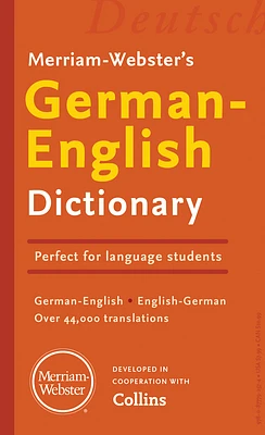 Merriam-Webster's German-English Dictionary (Mass Market Paperbound)