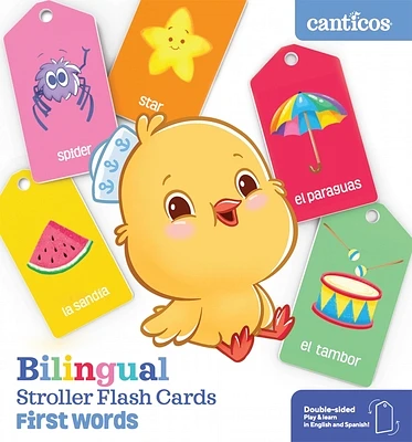 Canticos Bilingual Stroller Flash Cards: First Words (Canticos Cards) (Board book)