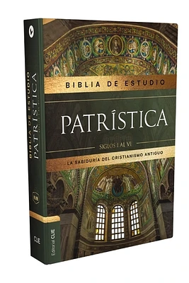 Rvr, Biblia de Estudio Patrística, Tapa Dura, Interior a DOS Colores, Con Índice, Palabras de Jesús En Rojo, Comfort Print: La Sabiduría del Cristiani (Hardcover)