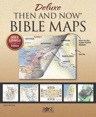 Deluxe Then and Now Bible Maps: New and Expanded Edition (Spiral)