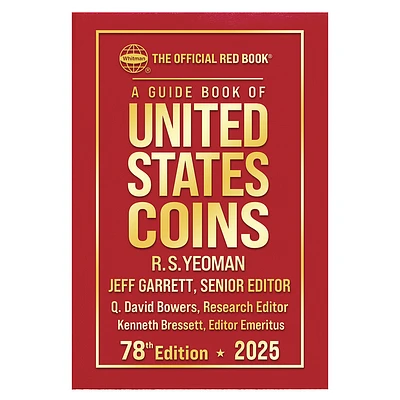 A Guide Book of United States Coins 2025: 78th Edition: The Official Red Book (Hardcover)