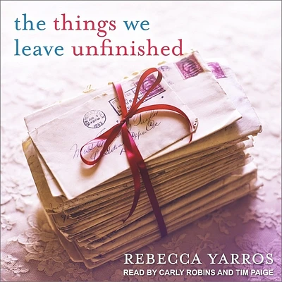 The Things We Leave Unfinished (Compact Disc)