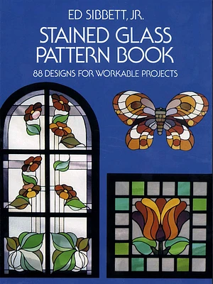 Stained Glass Pattern Book: 88 Designs for Workable Projects (Paperback)