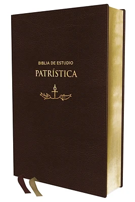 Rvr, Biblia de Estudio Patrística, Leathersoft, Marrón, Interior a DOS Colores, Palabras de Jesús En Rojo, Comfort Print: La Sabiduría del Cristianism (Leather)