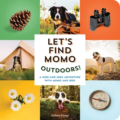 Let's Find Momo Outdoors!: A Hide-and-Seek Adventure with Momo and Boo (Board book)