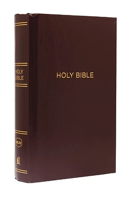 NKJV, Pew Bible, Large Print, Hardcover, Burgundy, Red Letter Edition (Large Print / Hardcover)