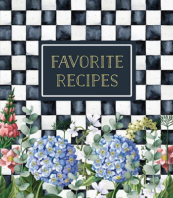 Small Recipe Binder - Favorite Recipes (Hydrangea) (Hardcover)