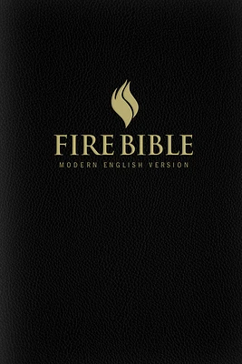 Mev Fire Bible: Black Bonded Leather - Modern English Version (Bonded Leather)