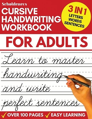 Cursive Handwriting Workbook for Adults: Learn Cursive Writing for Adults (Adult Cursive Handwriting Workbook) (Paperback)