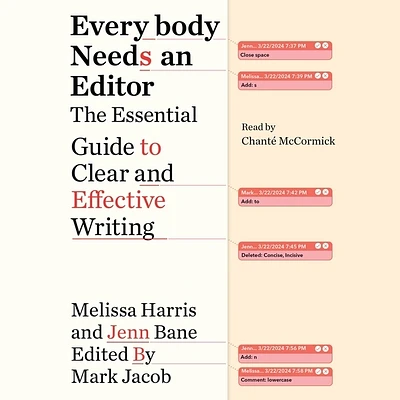 Everybody Needs an Editor: The Essential Guide to Clear and Effective Writing (Compact Disc)