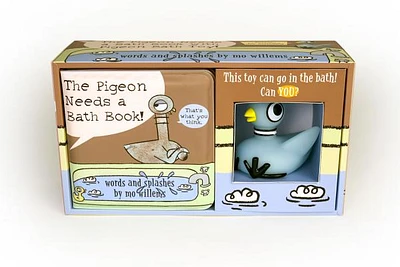 The Pigeon Needs a Bath Book with Pigeon Bath Toy! (Bath book)