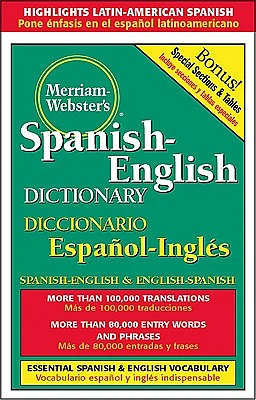 Merriam-Webster's Spanish-English Dictionary (Hardcover)