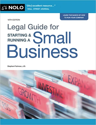 Legal Guide for Starting & Running a Small Business (Paperback)