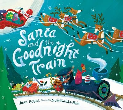 Santa and the Goodnight Train Board Book: A Christmas Holiday Book for Kids (Board book)