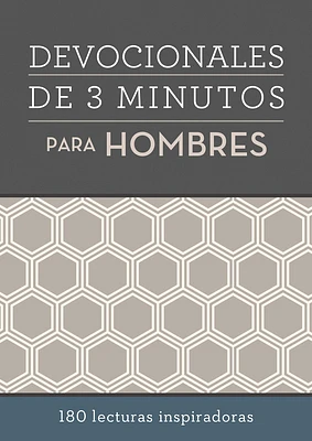 Devocionales de 3 minutos para hombres: 180 lecturas inspiradoras (Paperback)