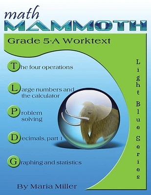 Math Mammoth Grade 5-A Worktext (Paperback)