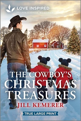 The Cowboy's Christmas Treasures: An Uplifting Inspirational Romance (Large Print / Paperback)