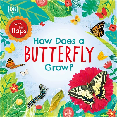 How Does a Butterfly Grow? (Life Cycle Board Books) (Board book)