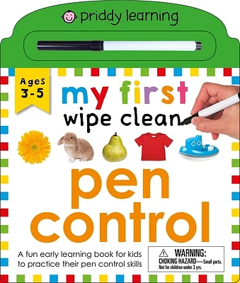 My First Wipe Clean: Pen Control: A fun early learning book for kids to practice their pen control skills (Board book)