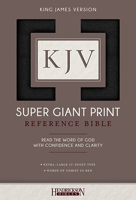 KJV Super Giant Print Bible (Large Print / Imitation Leather