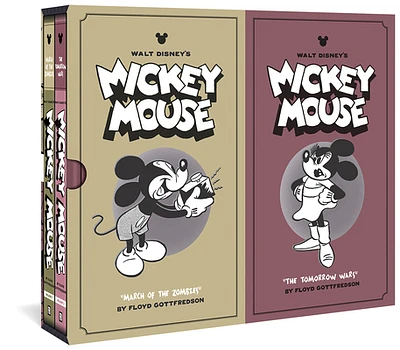 Walt Disney's Mickey Mouse Gift Box Set: "March Of The Zombies" and "The Tomorrow Wars": Vols. 7 & 8 (Hardcover)